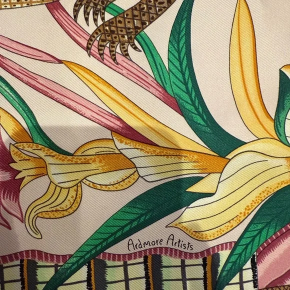 Hermès La Marche du Zambèze Silk Scarf. NEW - Picture 4 of 7